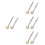 8 Pcs Back Scrubbing Brush Pp Rub Mud Body 5