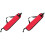2Pcs Red Drumstick Storage Bag Oxford Material Drum Stick Carry Case 3