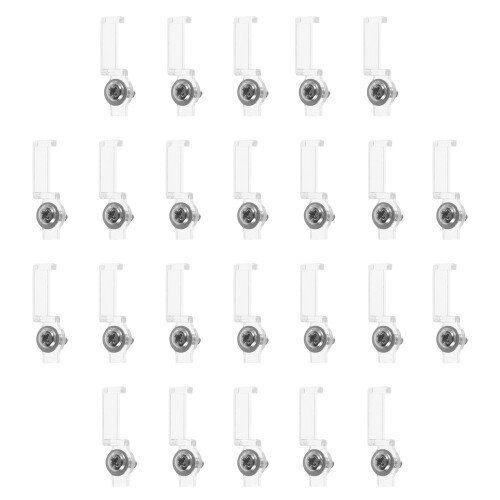 500Pcs Rope Light Fixing Clips LED Strip Holders Plastic Iron 2