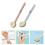 8 Pcs Back Scrubbing Brush Pp Rub Mud Body 8