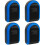 4Pcs Outdoor Blue Key Lock Box Plastic Safe Box with Resettable Code 1