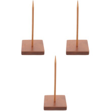 3Pièces Support De Factures En Bois Solide Pour Usage Restaurant