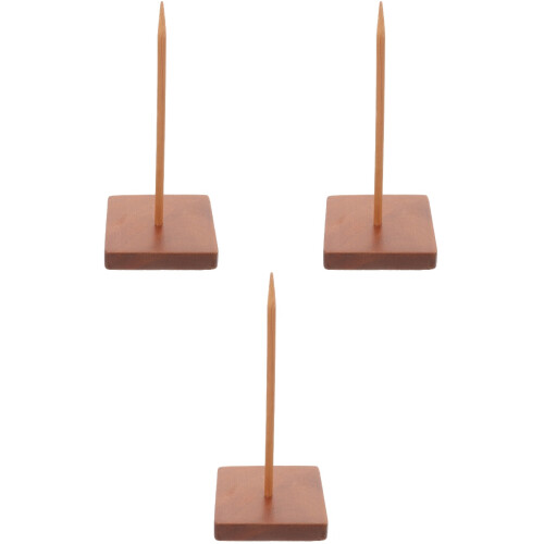 3Pièces Support De Factures En Bois Solide Pour Usage Restaurant