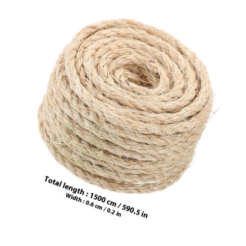 Diy Cat Claw Post Sisal Beige 1 Roll 59 In 1