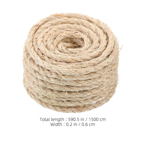 Diy Cat Claw Post Sisal Beige 1 Roll 59 In 2