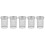5Pcs Metal Tea Filter Strainer Stainless Steel Tea Infuser for Kitchen 1