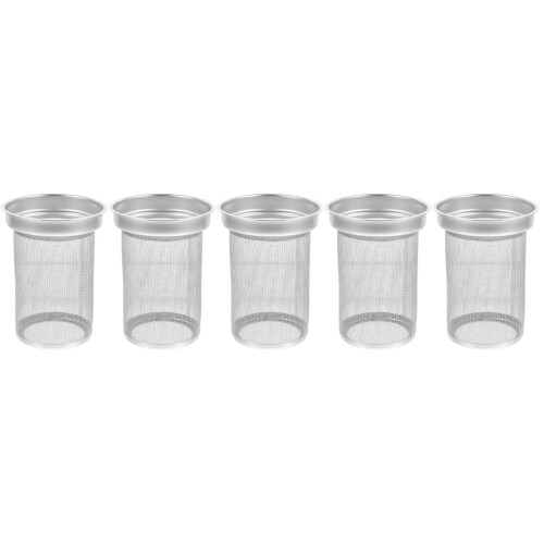 5Pcs Metal Tea Filter Strainer Stainless Steel Tea Infuser for Kitchen