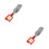 2Pcs Multi Plastic Robot Hand Grabbing Toy Interactive Hand-Eye Play 5