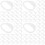 80Pcs White ABS Pull String Music Box Handle for Curtain 5
