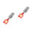 2Pcs Multi Plastic Robot Hand Grabbing Toy Interactive Hand-Eye Play 8
