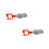 2Pcs Multi Plastic Robot Hand Grabbing Toy Interactive Hand-Eye Play 9