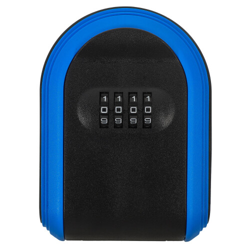 4Pcs Outdoor Blue Key Lock Box Plastic Safe Box with Resettable Code 1