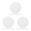 30Pcs Round Silicone Steamer Liners Reusable Non-Stick White Mesh Mats 1