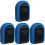 4Pcs Outdoor Blue Key Lock Box Plastic Safe Box with Resettable Code 3