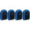 4Pcs Outdoor Blue Key Lock Box Plastic Safe Box with Resettable Code 5