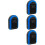 4Pcs Outdoor Blue Key Lock Box Plastic Safe Box with Resettable Code 6