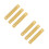 6Pcs Aluminum Golden Sliding Barn Door Handles Durable Pull Handles 1