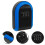 4Pcs Outdoor Blue Key Lock Box Plastic Safe Box with Resettable Code 10
