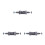 3Pcs Bike Bottom Bracket Durable Black Use 1