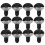 400Sets Black Plastic Doll Eyes for Creative DIY Stuffed Animal Decor 3