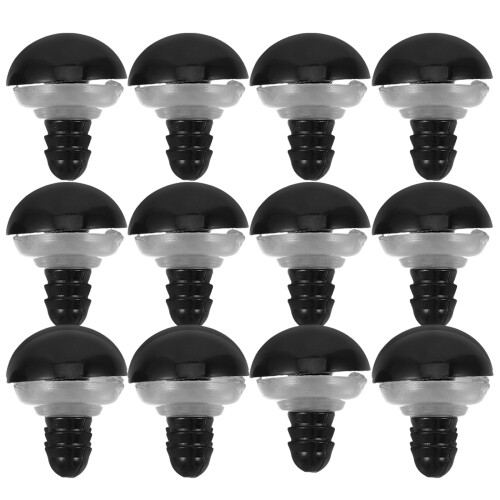 400Sets Black Plastic Doll Eyes for Creative DIY Stuffed Animal Decor 2
