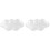 2Pcs Unpainted White Foams Cloud DIY Model Craft Ornament Lightweight 1