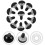 400Sets Black Plastic Doll Eyes for Creative DIY Stuffed Animal Decor 11