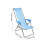 4Pcs Mini Deck Chair Model Blue Plastic Cloth Miniature Ornament 9