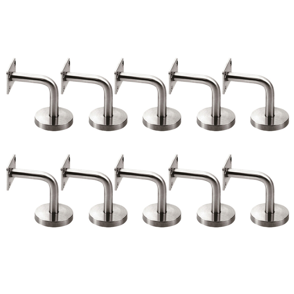 10Pcs Stainless Steel Handrail Wall Brackets Supports 3722858842430