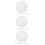 30Pcs Round Silicone Steamer Liners Reusable Non-Stick White Mesh Mats 6
