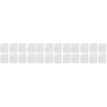 480Pcs Candle Wick Stickers White Double Sided Adhesive Heat Resistant