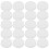 40Pcs Tinplate Mason Jar Covers White Reusable Sealing Lids 1