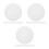 30Pcs Round Silicone Steamer Liners Reusable Non-Stick White Mesh Mats 9