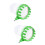 2Pcs Multi-Functional Light Green Garden Fruit Picker Basket 1