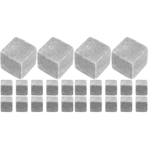 24Pcs Wear-Resistant Marble Wine Rocks Convenient Reusable Ice Cubes 2