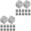 24Pcs Wear-Resistant Marble Wine Rocks Convenient Reusable Ice Cubes 4