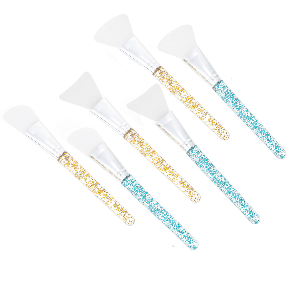 Villcase 6Pcs Silicone Face Mask Applicators Soft Brush Tools For Daily Use