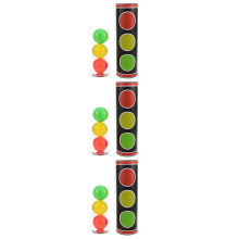 3Sets Plastic Magic Trick Balls Color Changing Stage Prop
