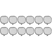 12Pcs Black Wig Hair Net Elastic Breathable Mesh Caps for Wig Styling