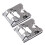 2Pcs Sewing Machine Presser Foot Holder Durable Silver Set 1
