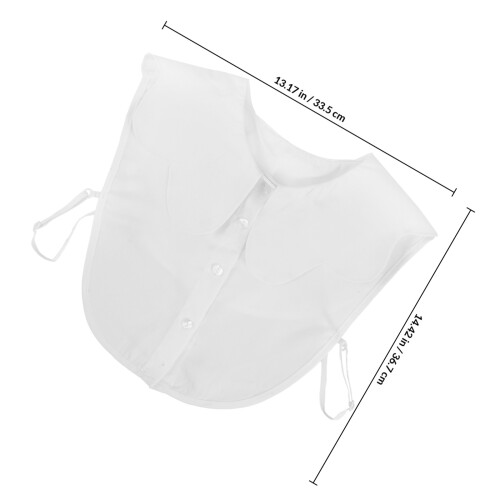 Détachable Chiffon Rond Ondulé Look Polyvalent 1