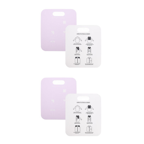 2 Pack Convenient Clothes Stacking Board Folding Wrapping Cardboard