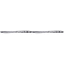 2 Pcs Rust-Proof Iron Chain Flannelette Cover Detachable