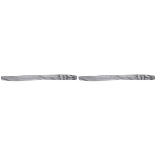 2 Pcs Rust-Proof Iron Chain Flannelette Cover Detachable