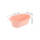 Flexible Silicone Dough Proofing Basket Pink Foldable Kitchen 3