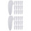 2 Pack Home Cutter Tip Sleeves Tips Covers Square Nail Cutters White 5