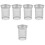 5Pcs Metal Tea Filter Strainer Stainless Steel Tea Infuser for Kitchen 5