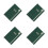 4Pcs Compact Dark Green Weekly Desk Planner Thick Paper Daily Notepad 9