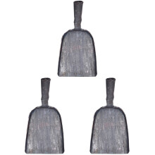 3Pcs Compact Silver Steel Ash for Bbq Fireplace