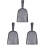 3Pcs Compact Silver Steel Ash for Bbq Fireplace 1